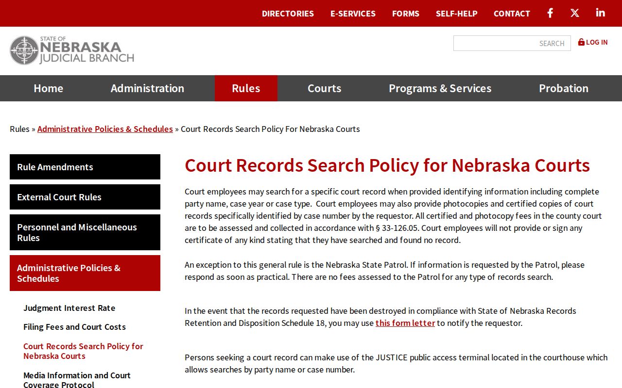 Knox County criminal court cases public terminal search policy